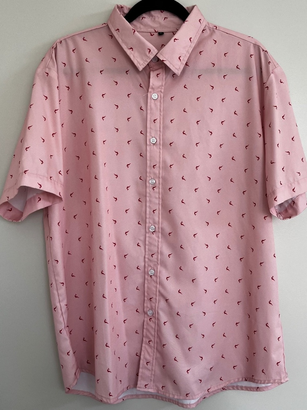 Pink Men's Button Up